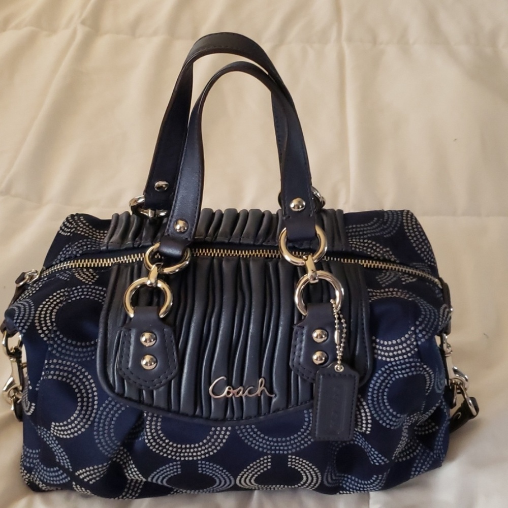 Coach signature handbag